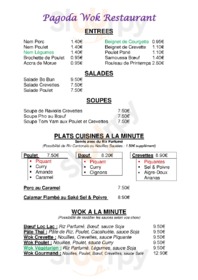 pagoda wok menu