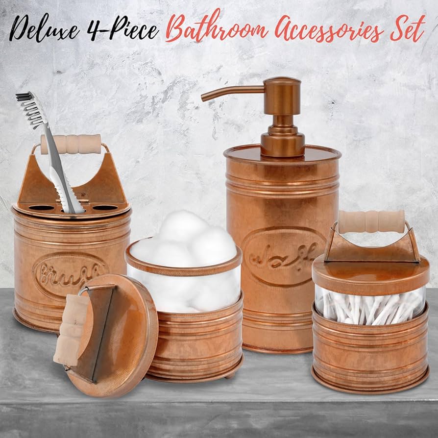 rustic bathroom accessories