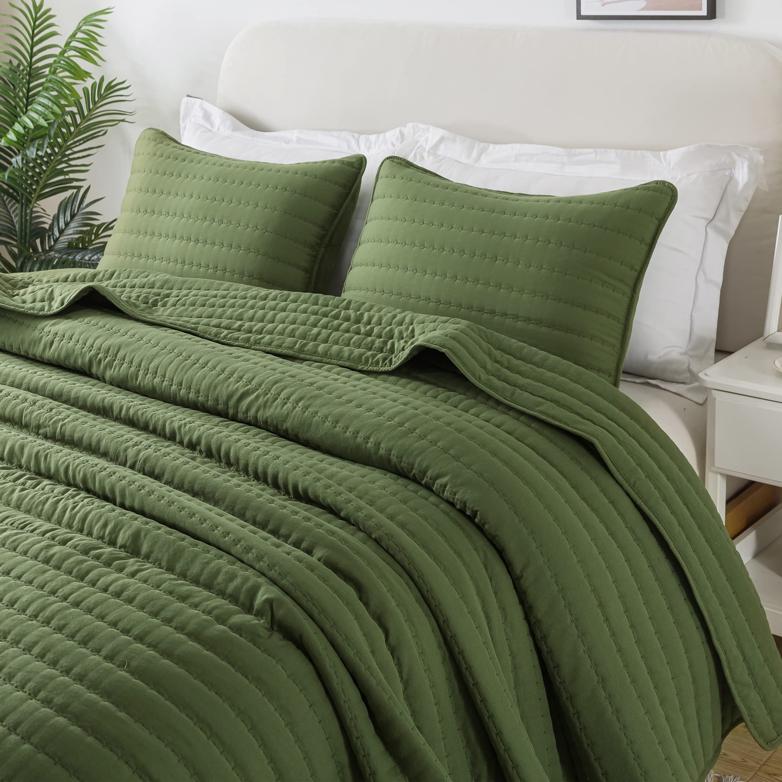 green bedding sets king size