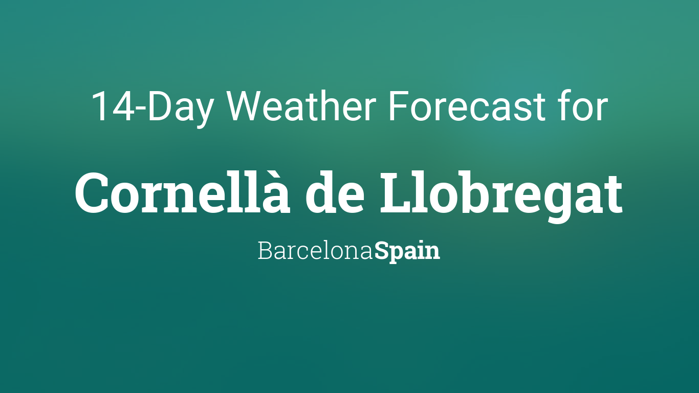 14 day weather forecast barcelona spain