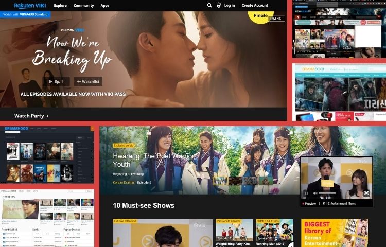 kdrama websites free