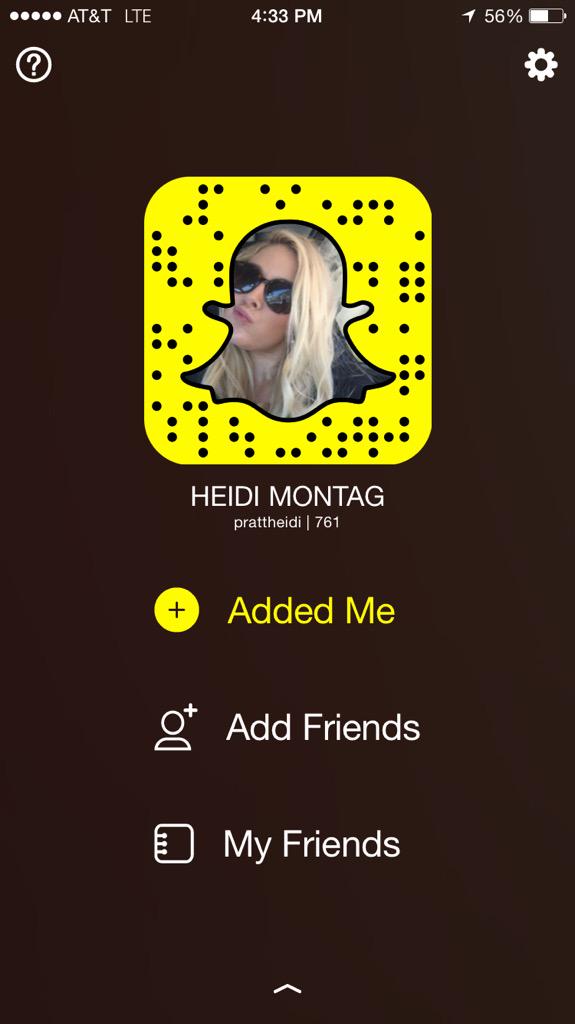 heidi montag snapchat