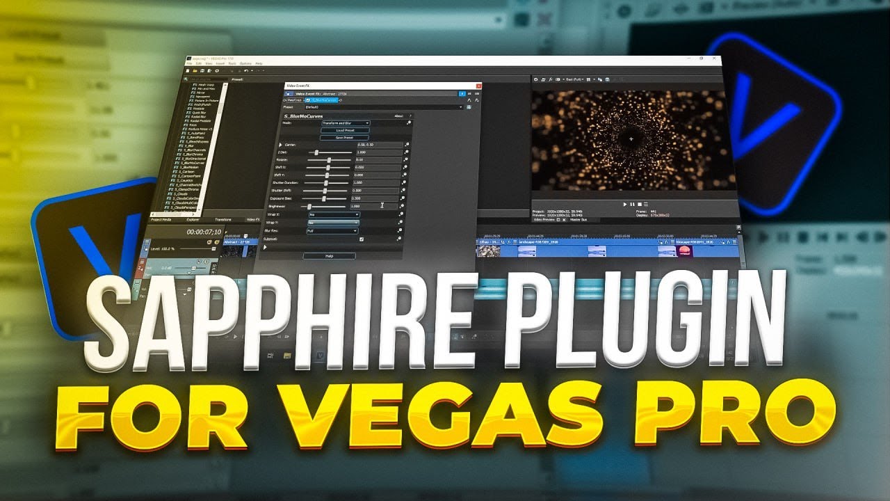 sony vegas plugins sapphire