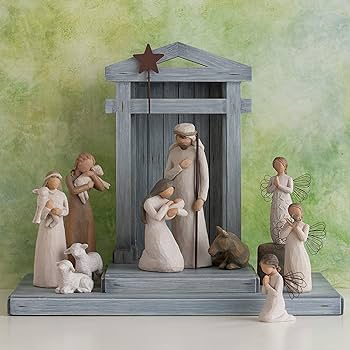 nativity figurines willow tree