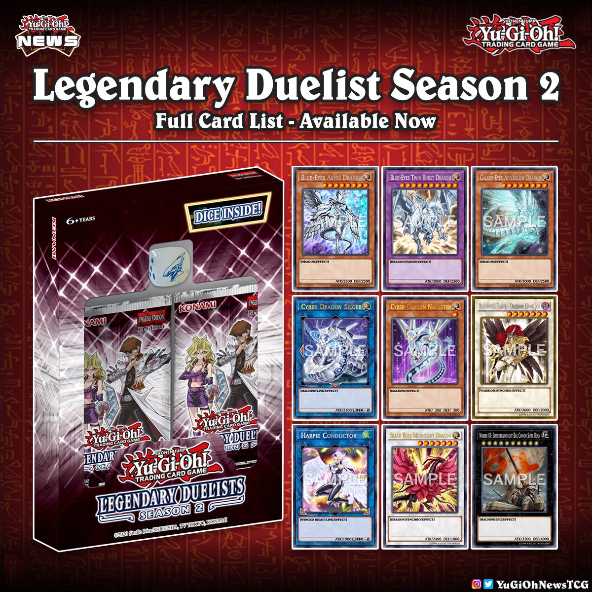 legendary duelists season 3 card list