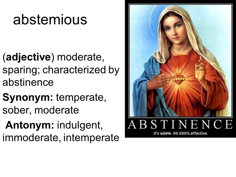 abstemious synonym