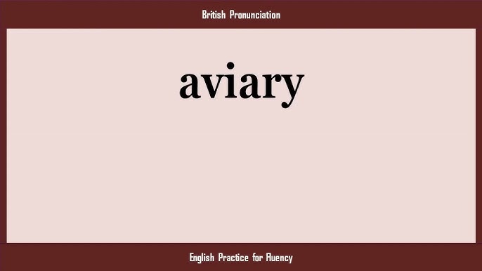 aviary pronunciation