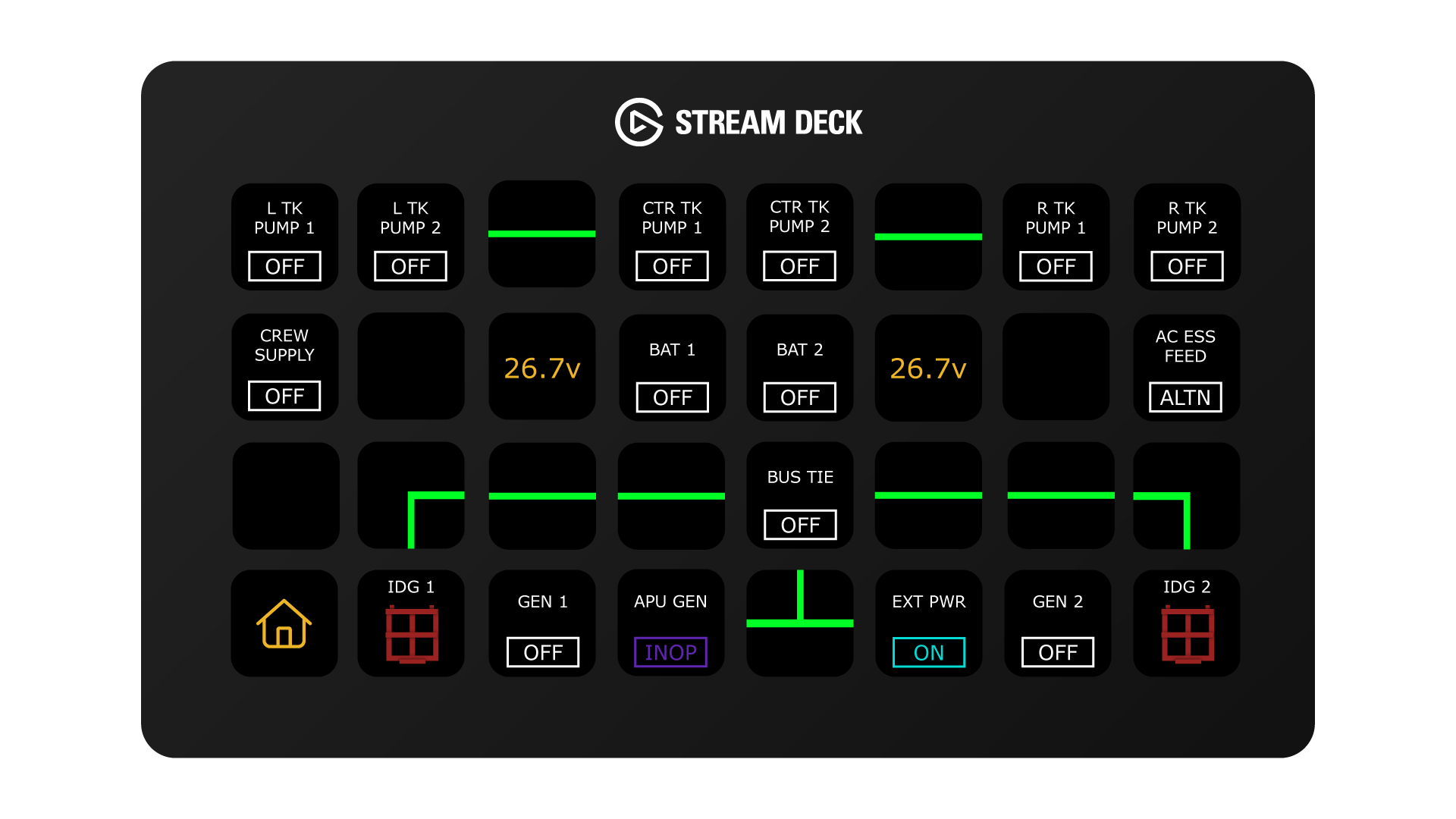 stream deck flight sim