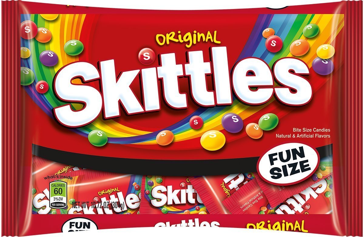 skittles fun size packs