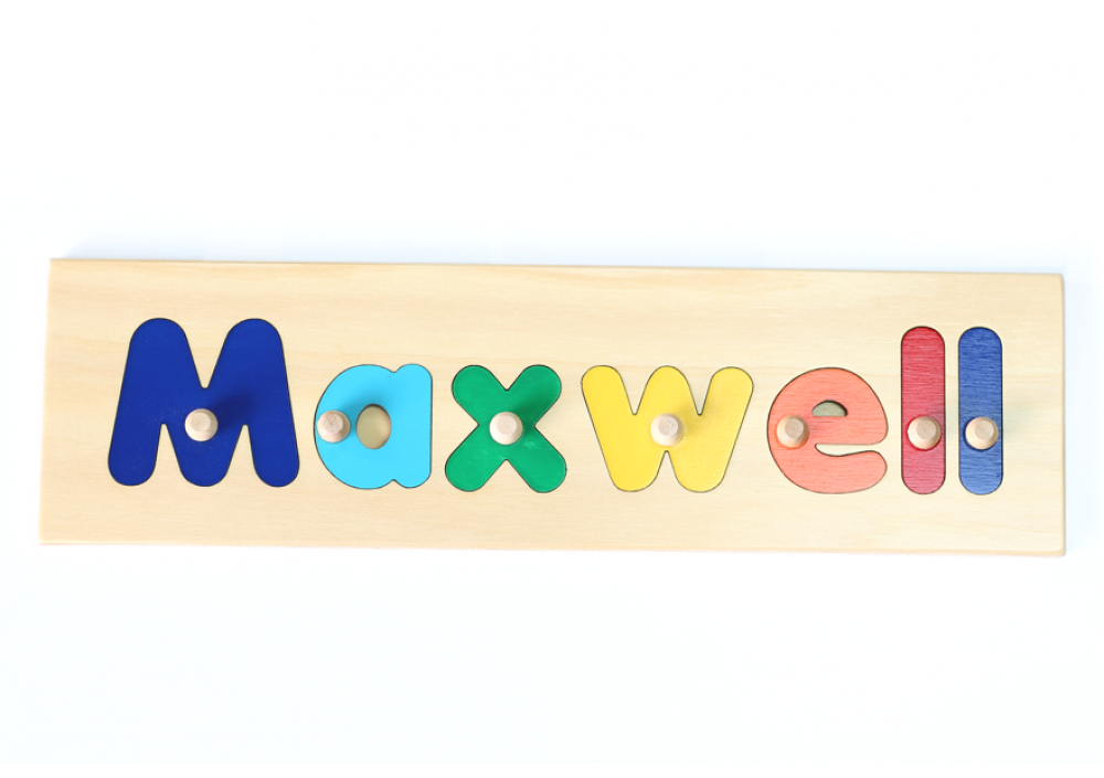 personalised name wooden puzzle