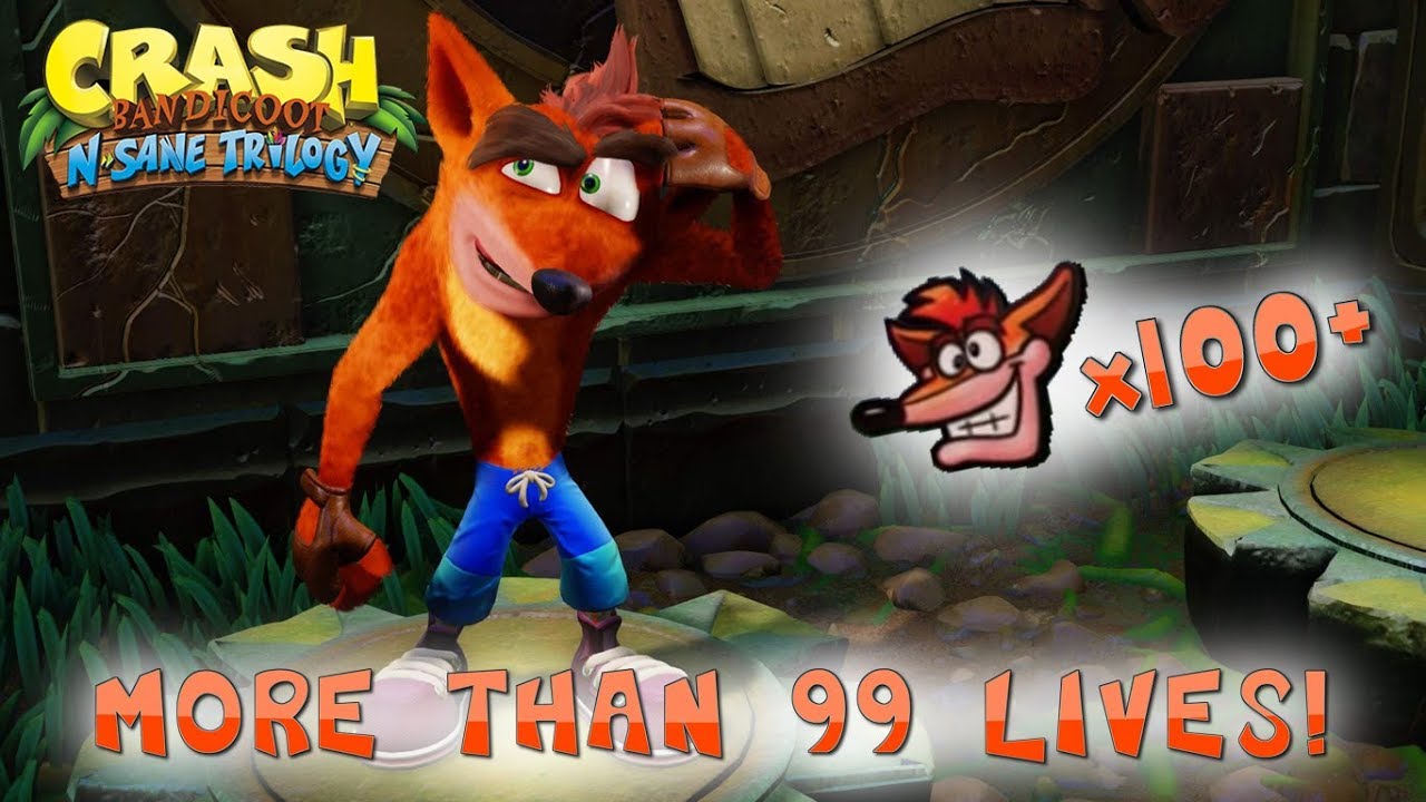 crash bandicoot n sane trilogy 99 lives