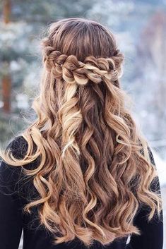 graduation hairstyles for long hair