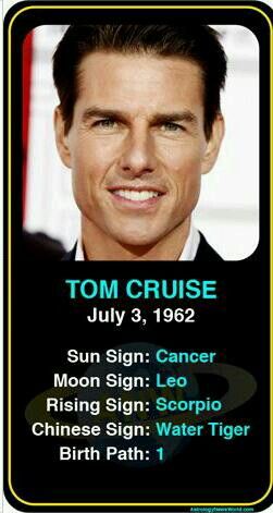 tom cruise zodiac sign