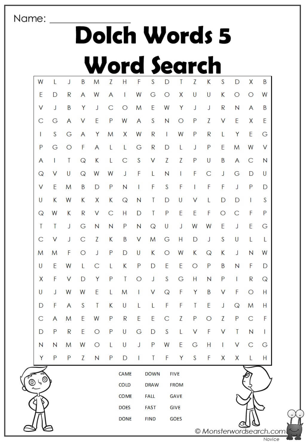 5 word finder