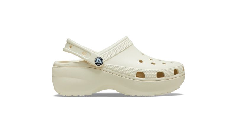 womens classic platform clog - bone