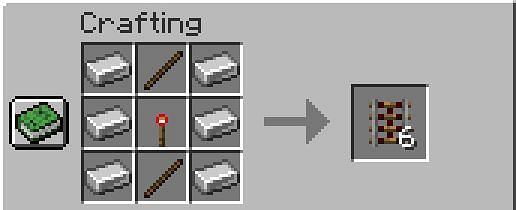 how to make redstone rails