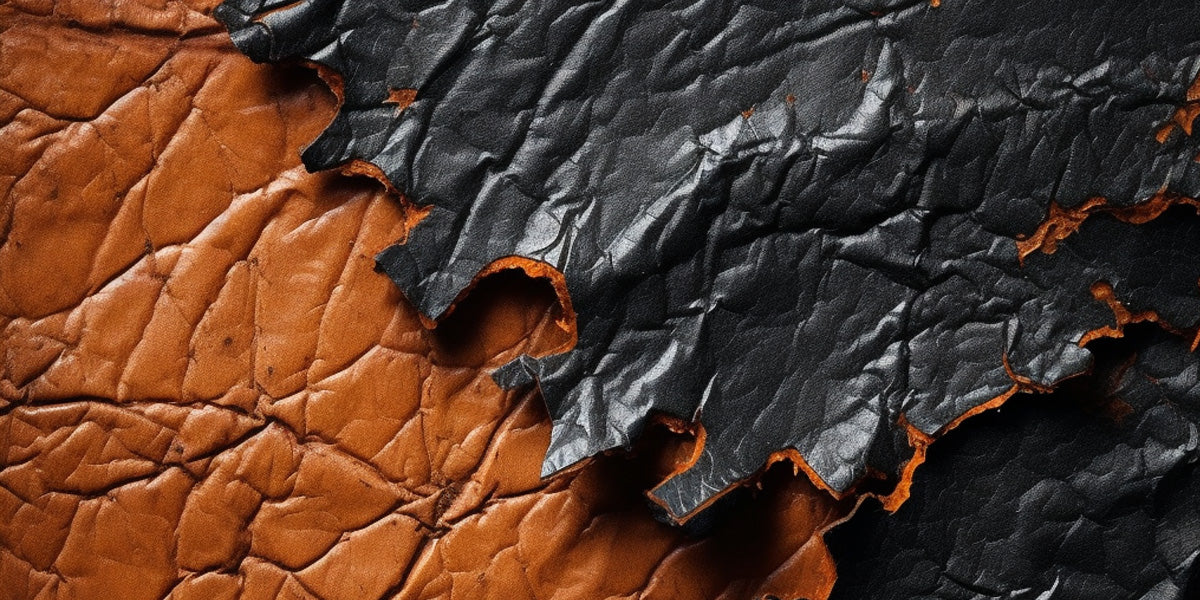 how to fix flaking leather