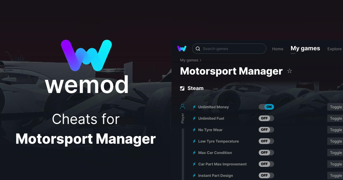 motorsport manager pc cheats