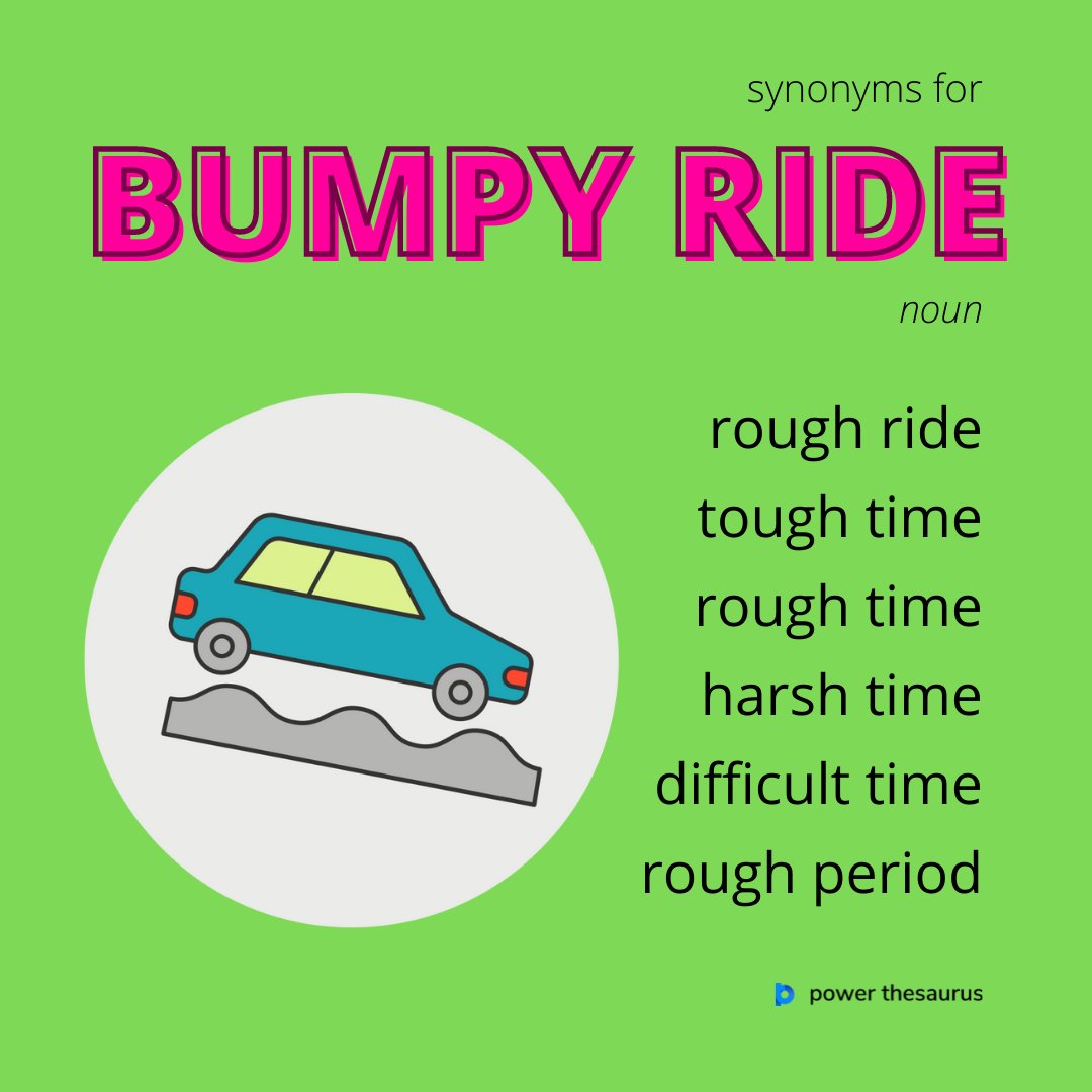 bumpy synonym