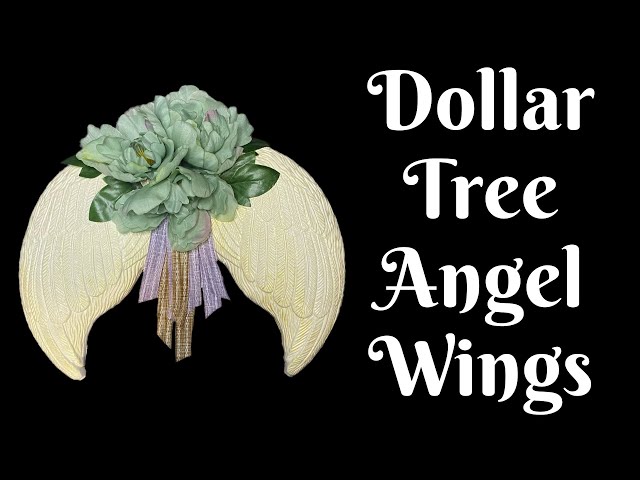 dollar tree angel wings ornament