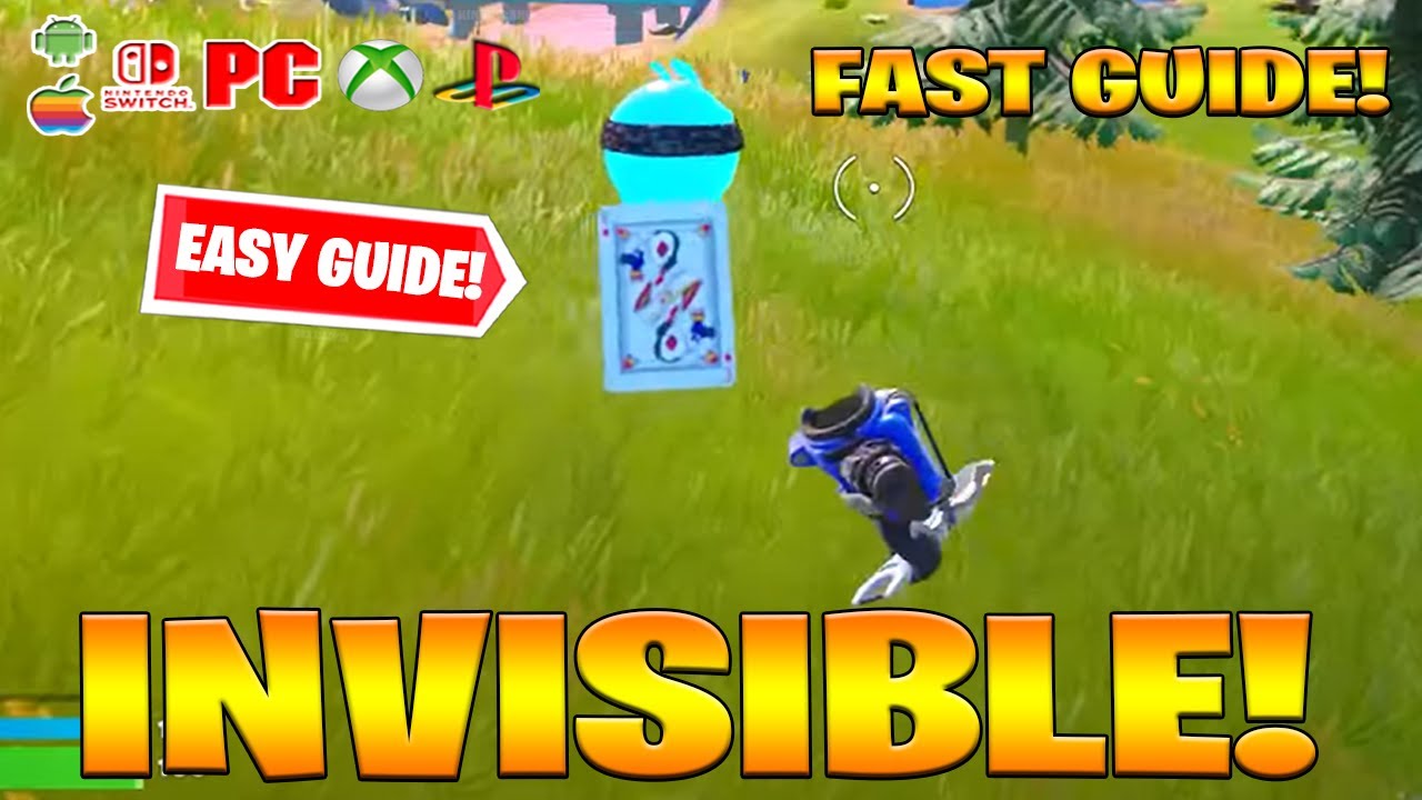 invisible in fortnite