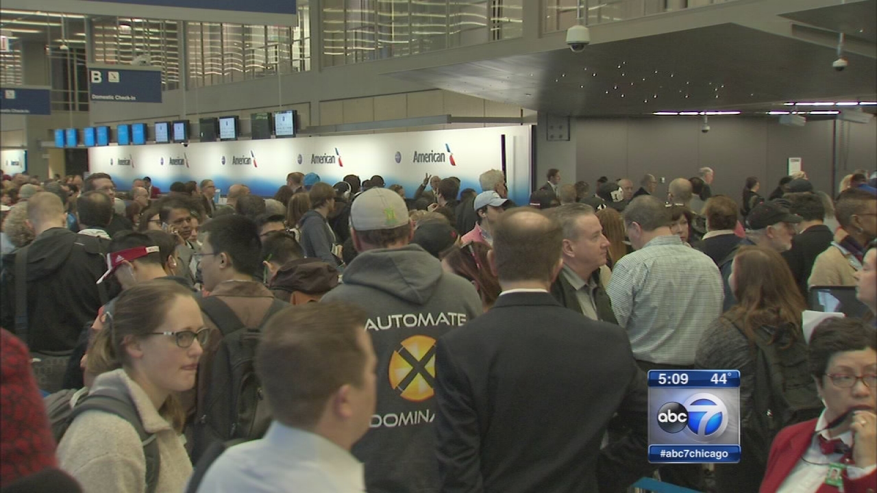 ohare security wait times today