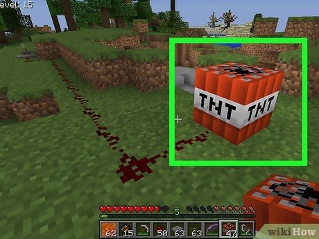 how to blow up tnt minecraft