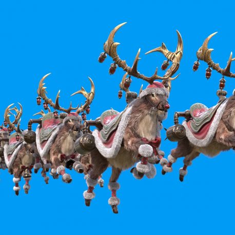 pictures of santas reindeer