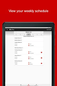 mytime target schedule