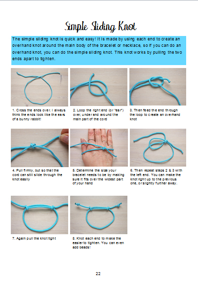 how to tie a sliding knot