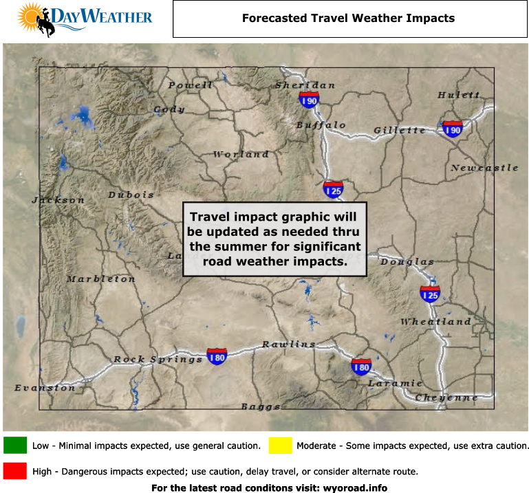 wydot road report map