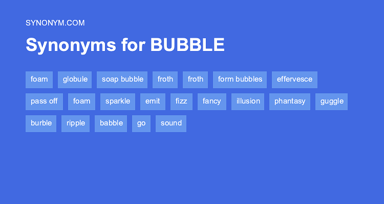 synonym of bubble