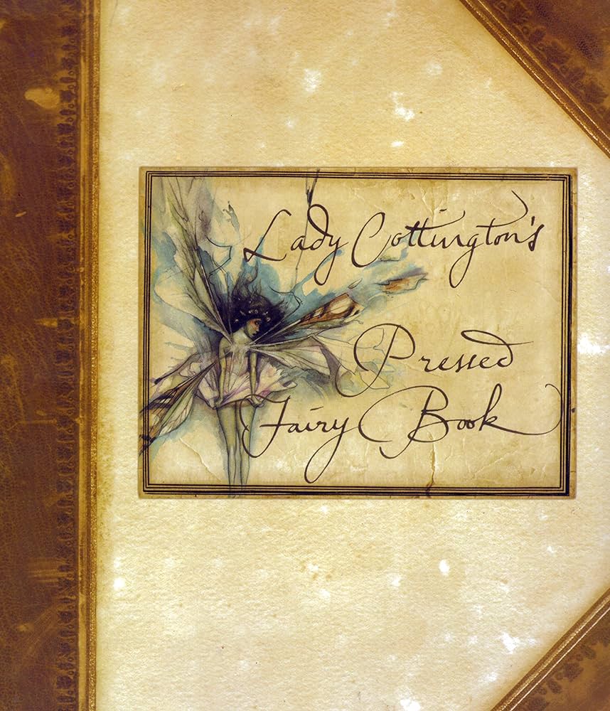 pressed fairy book