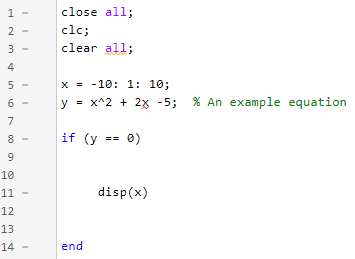 roots matlab