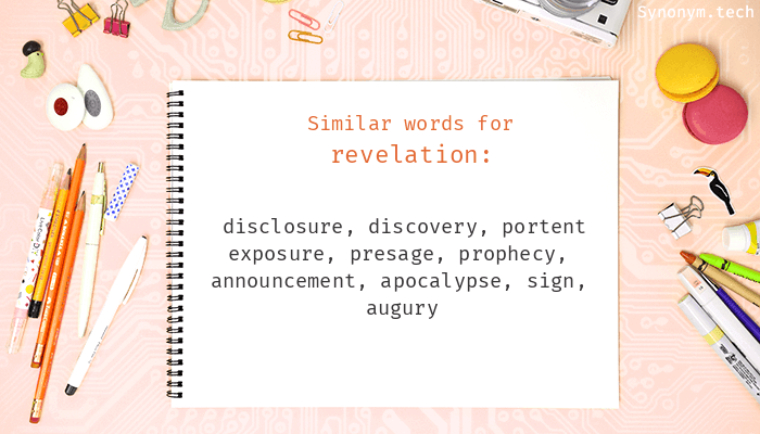 revelation synonyms