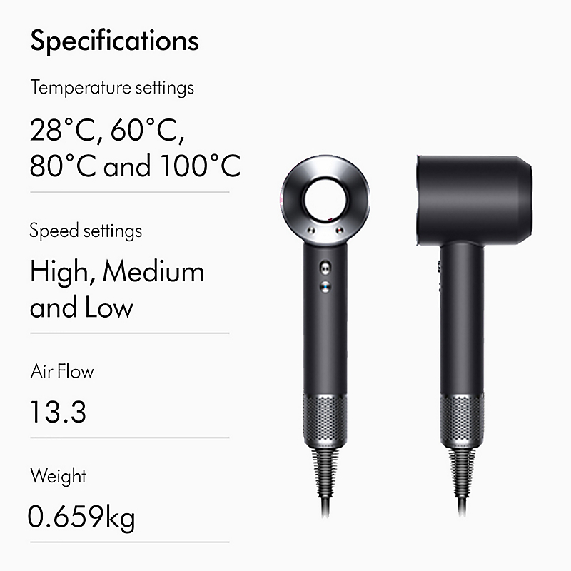 dyson hair dryer specs