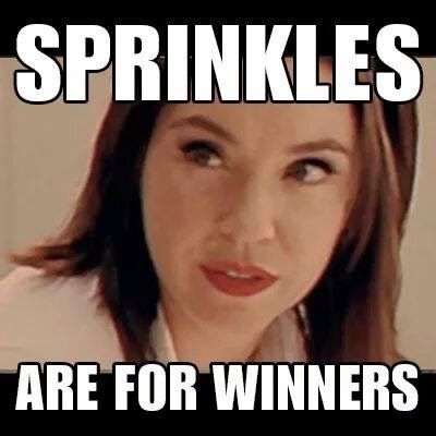 sprinkles are for winners gif