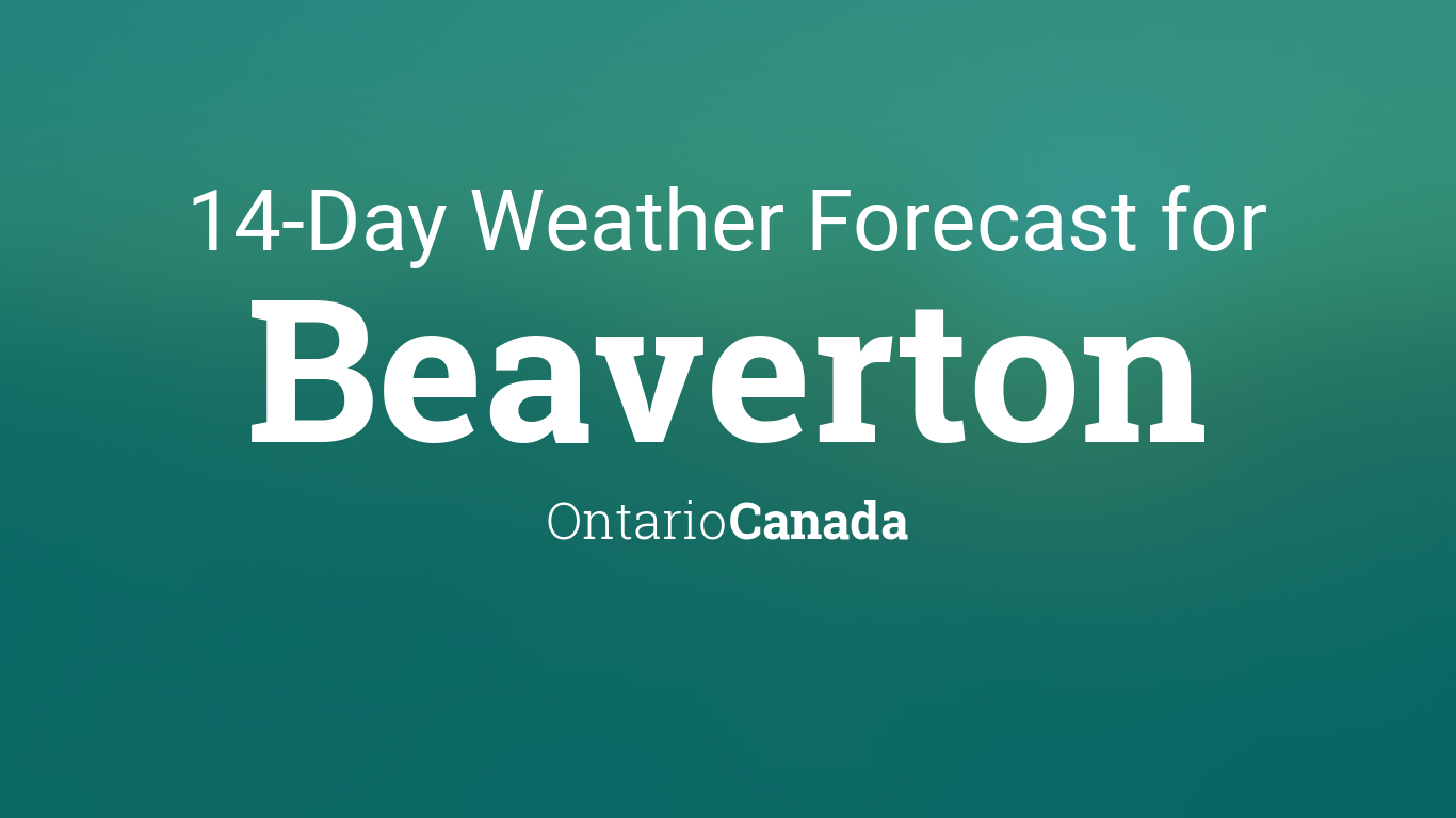 weather in beaverton ontario