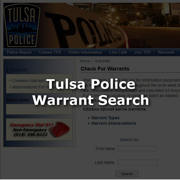 tulsa warrants