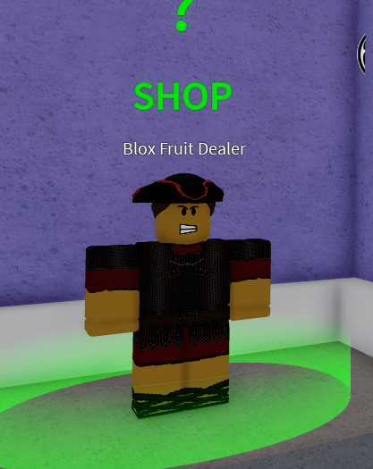 where is the blox fruit dealer