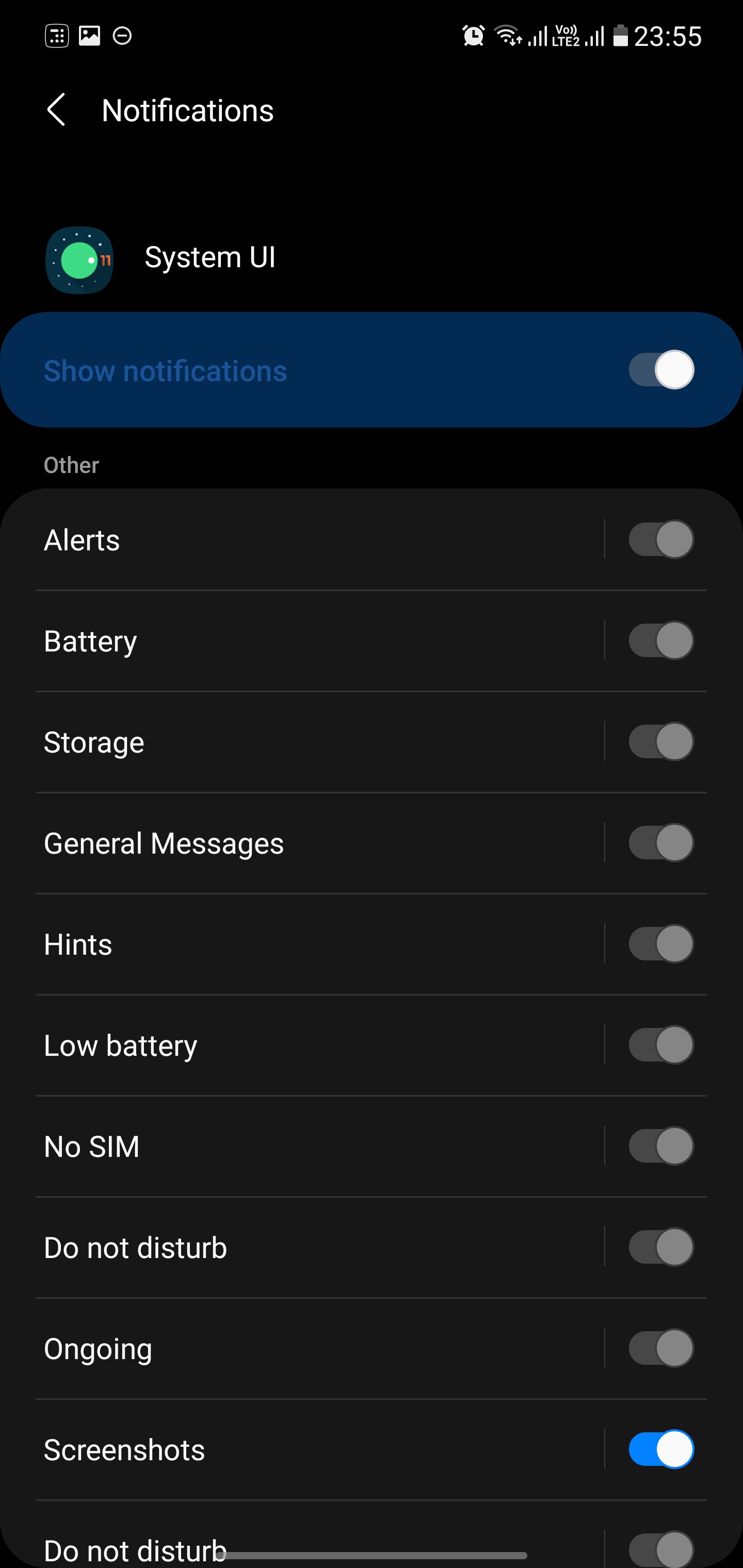 do not disturb in samsung