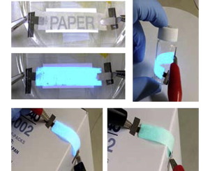 electroluminescent paper