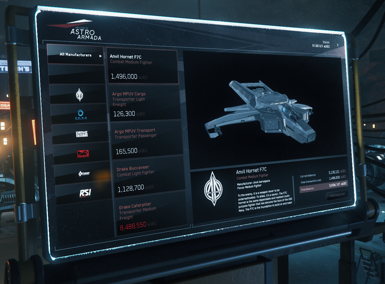 star citizen ship buy locations