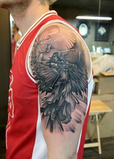 tattoo de angeles y demonios