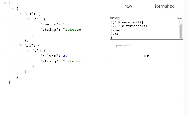 json pathfinder