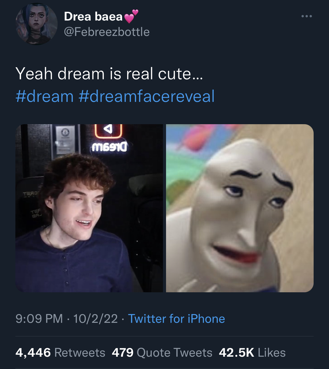 dreams face meme