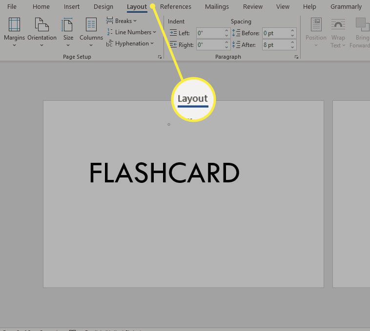 microsoft flashcards