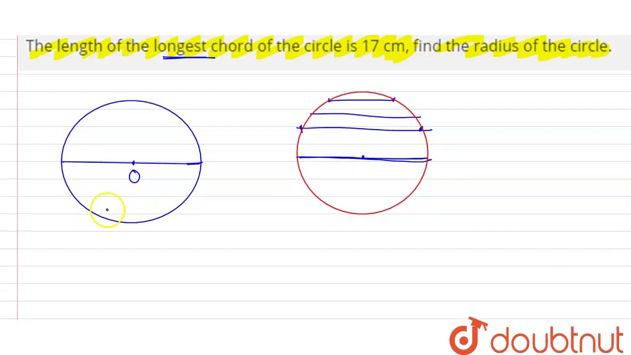 the longest chord of the circle