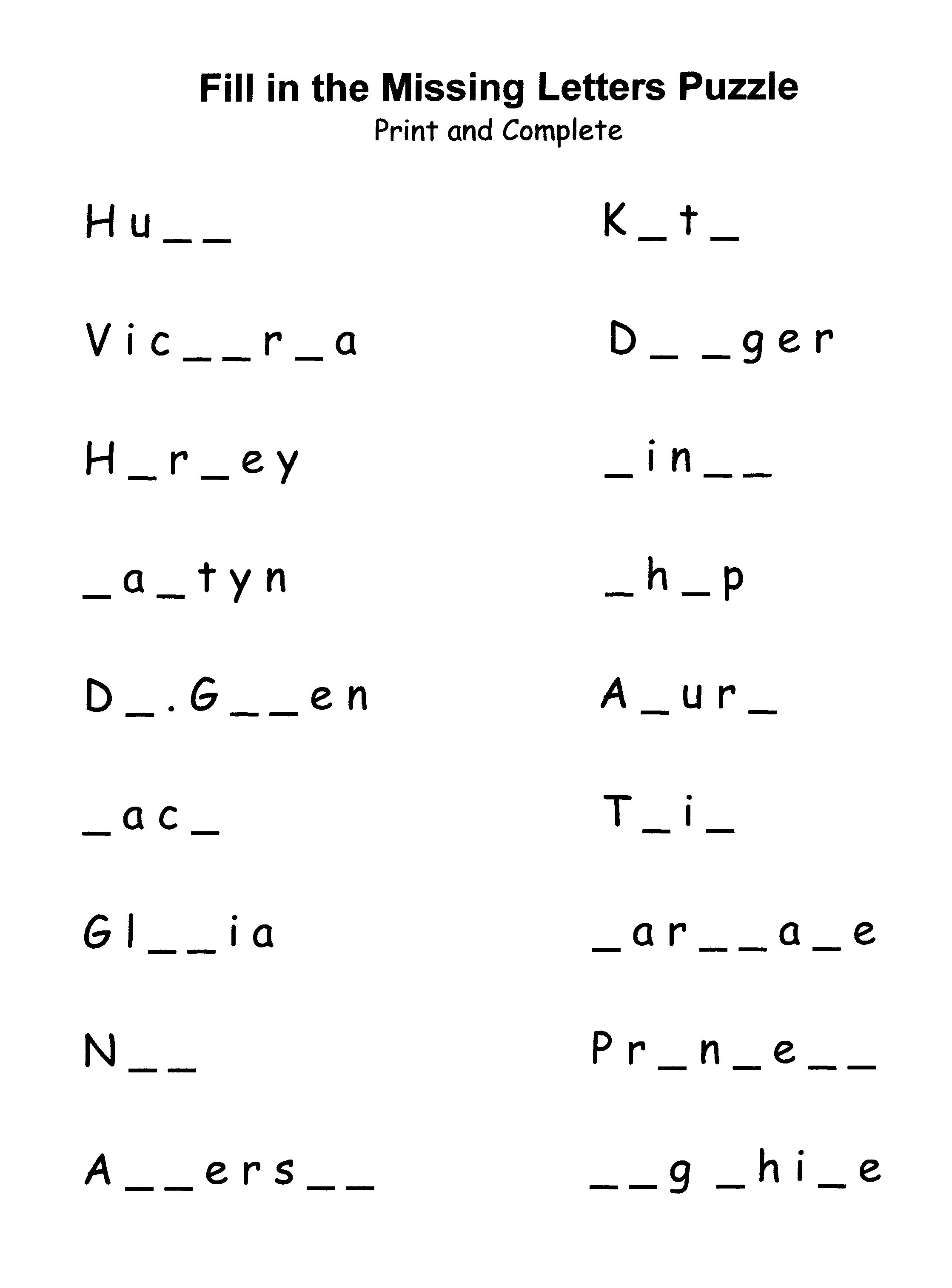 missing letters crossword solver