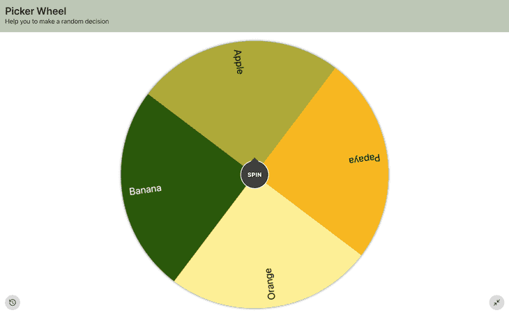 spin a wheel generator